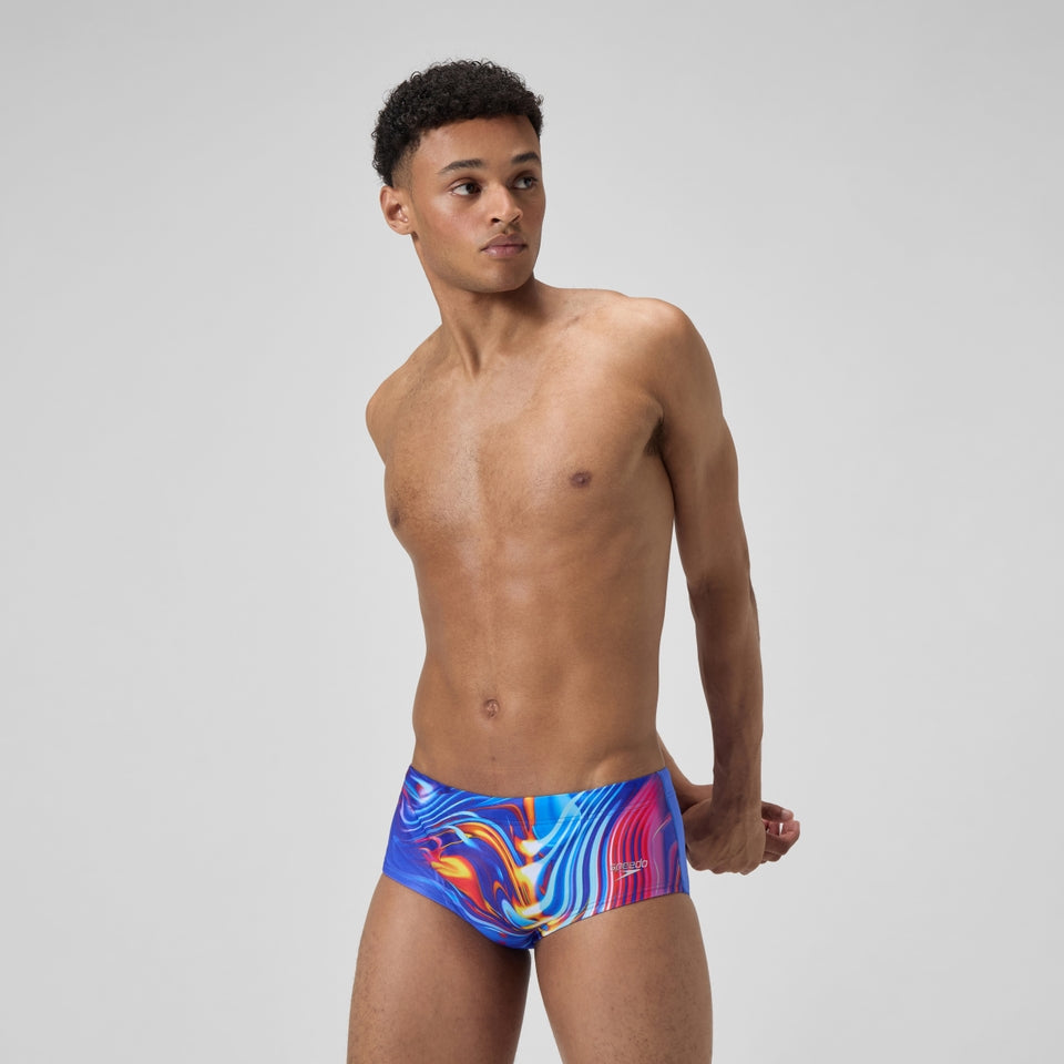 Speedo Club Training 13.5cm Placement Brief Blue/Pink
