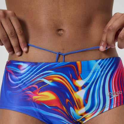 Speedo Club Training 13.5cm Placement Brief Blue/Pink