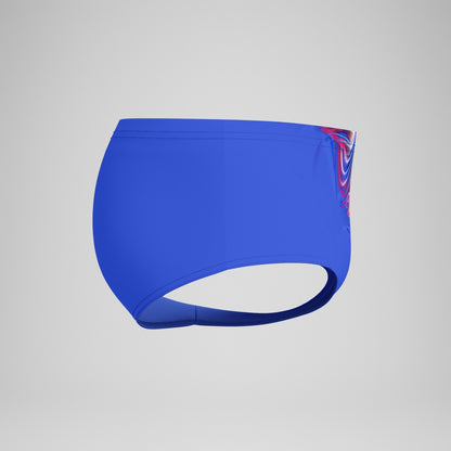 Speedo Club Training 13.5cm Placement Brief Blue/Pink