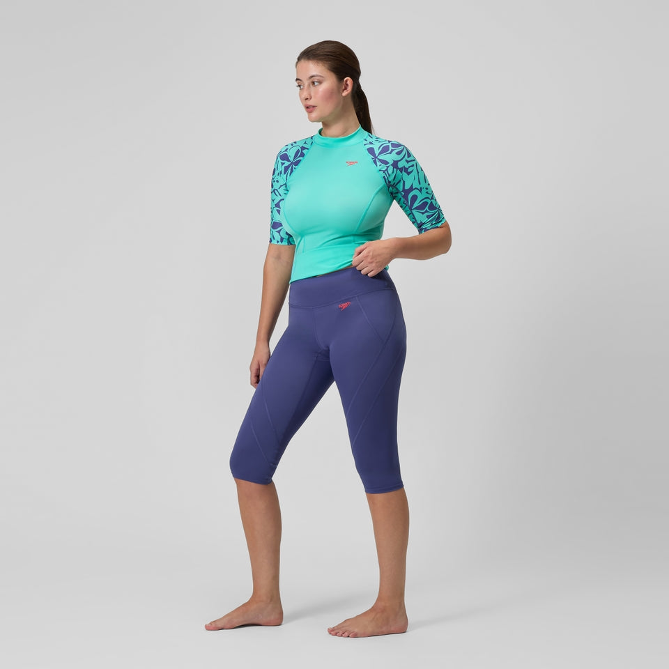 Speedo Panel 3/4 Pant Blue