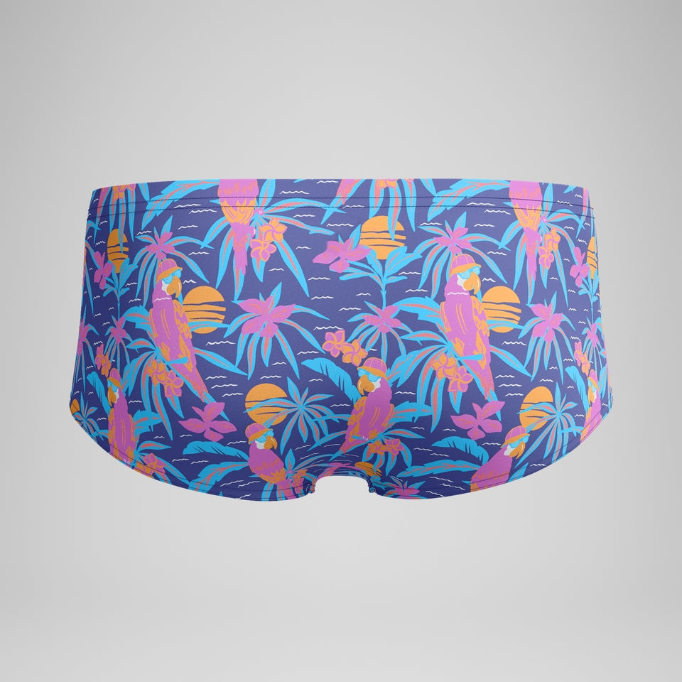 Speedo Club Training 13.5cm Printed Brief Navy/Pink