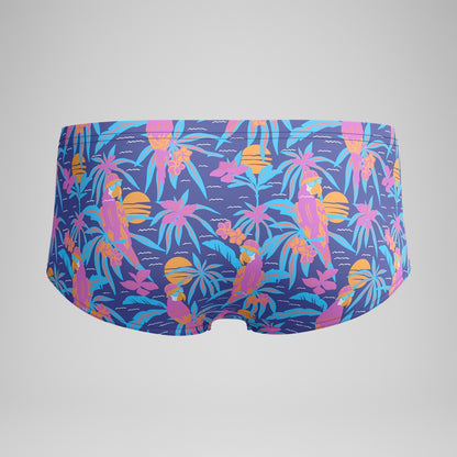 Speedo Club Training 13.5cm Printed Brief Navy/Pink