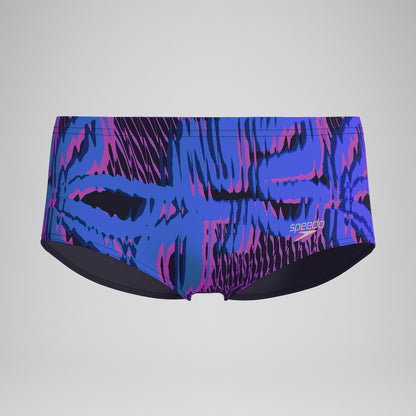 Speedo Club Training 13.5cm Printed Brief Blue/Pink