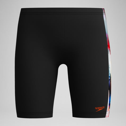 Speedo Boys' Digital Panel Jammer Black