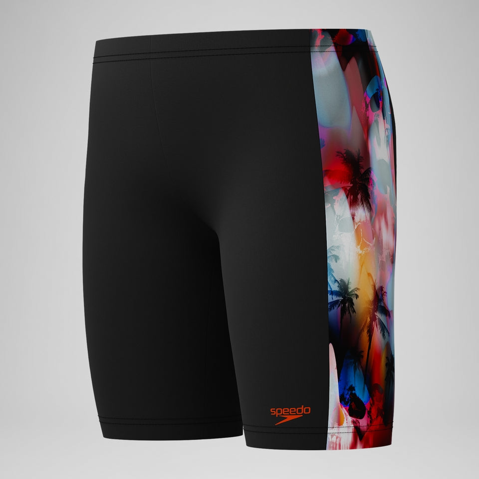 Speedo Boys' Digital Panel Jammer Black