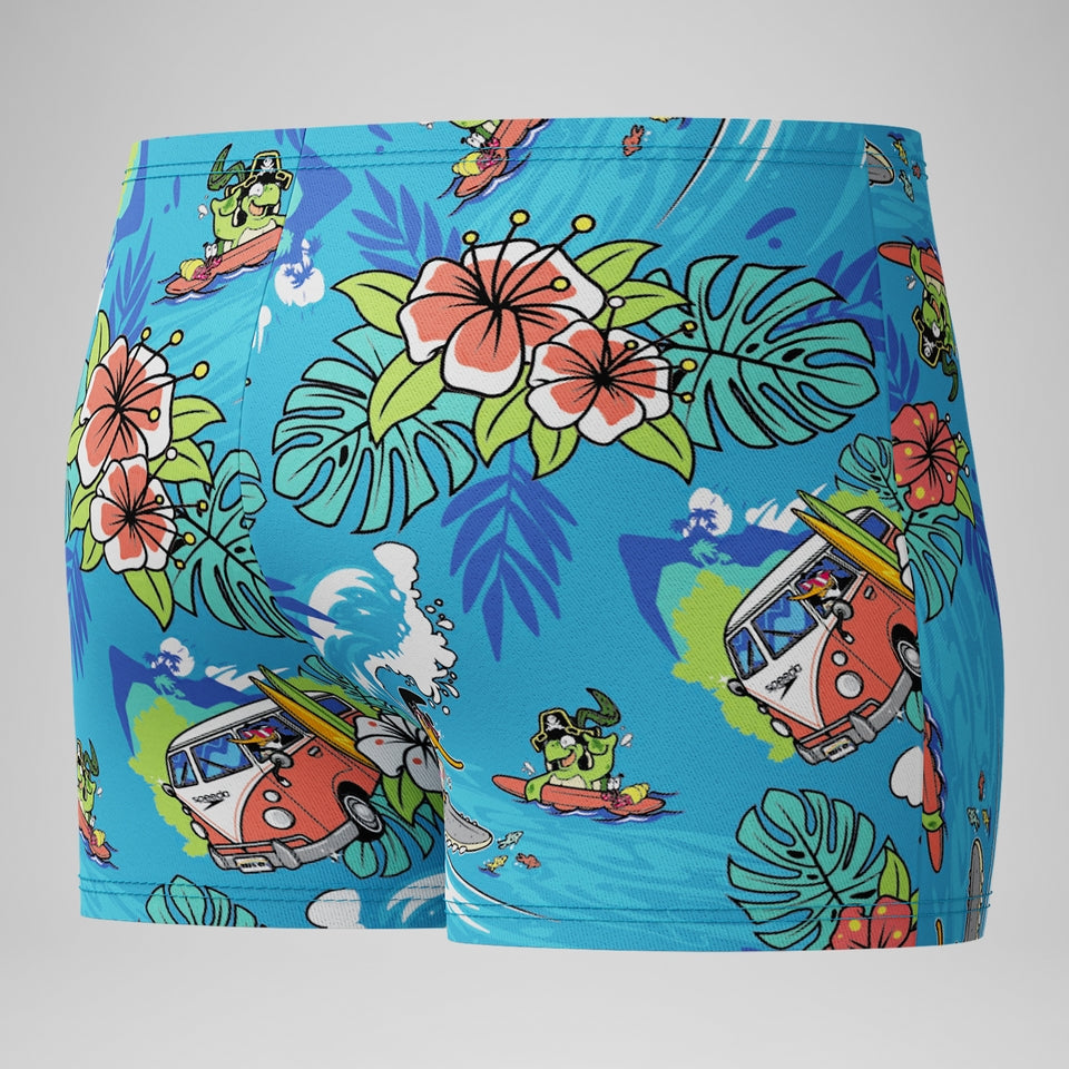 Speedo Boys' Learn to Swim Printed Aquashort Blue