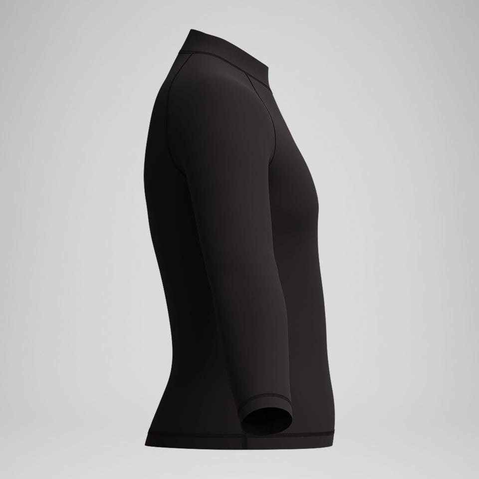 Speedo Boys' Digital Long Sleeve Rash Top Black