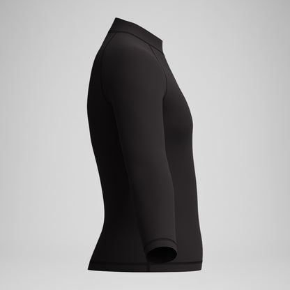Speedo Boys' Digital Long Sleeve Rash Top Black