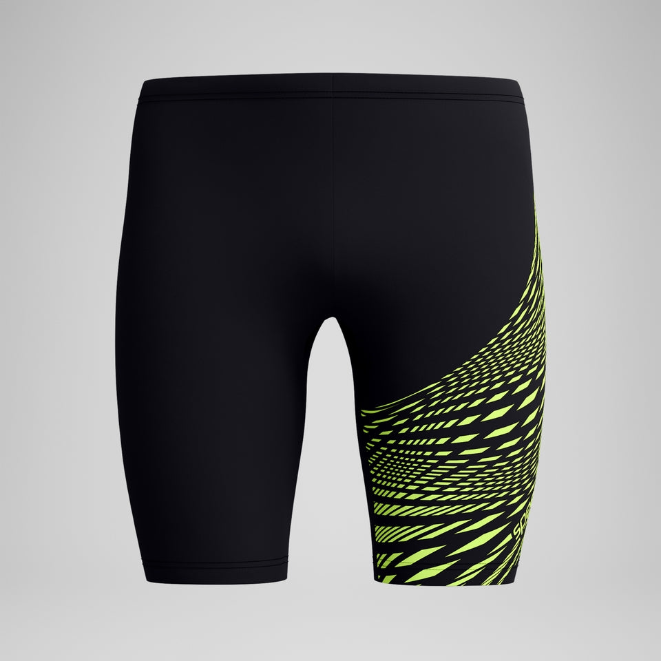 Speedo Medley Logo Jammer Black/Yellow
