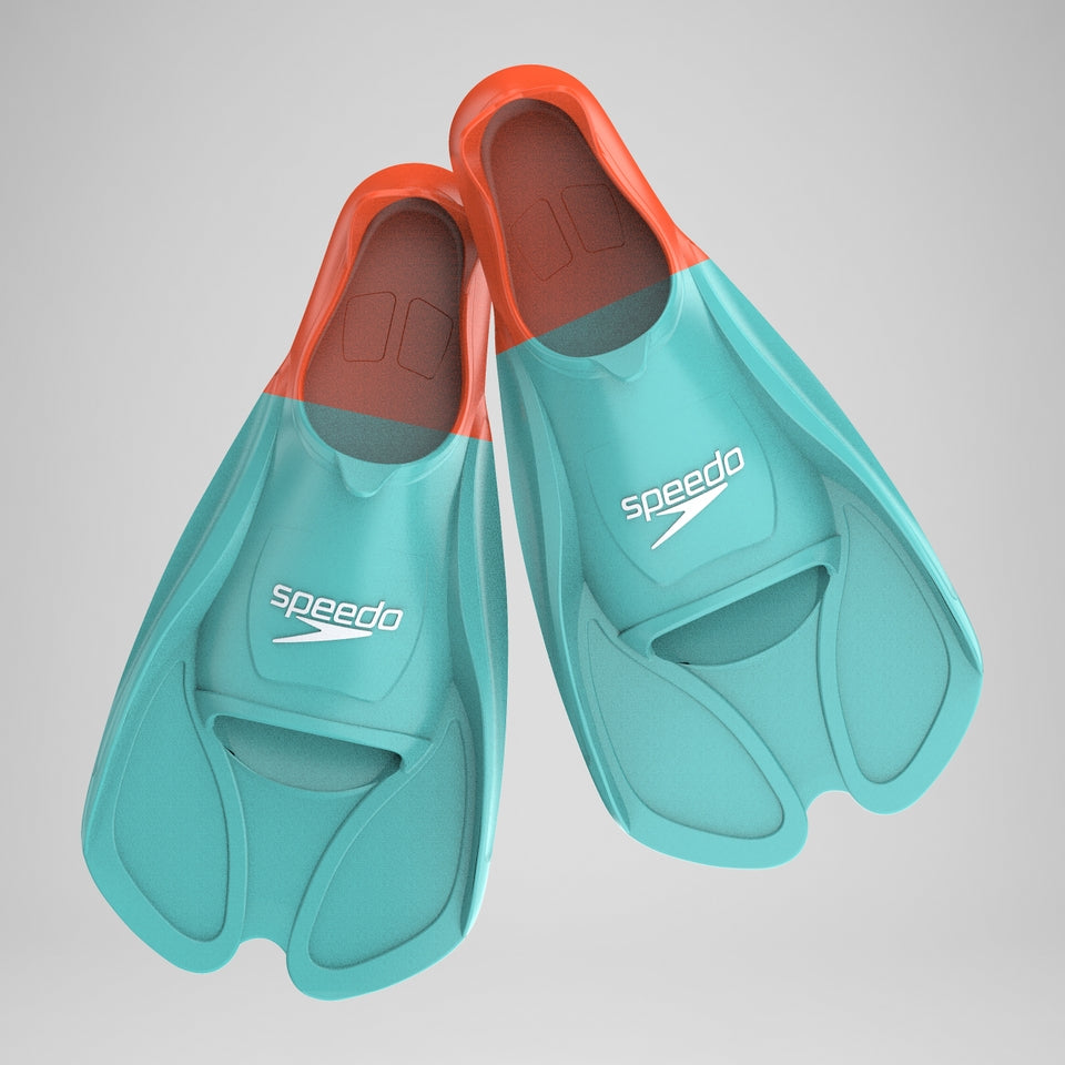 Speedo Adult Biofuse Training Fin Turquoise/Red