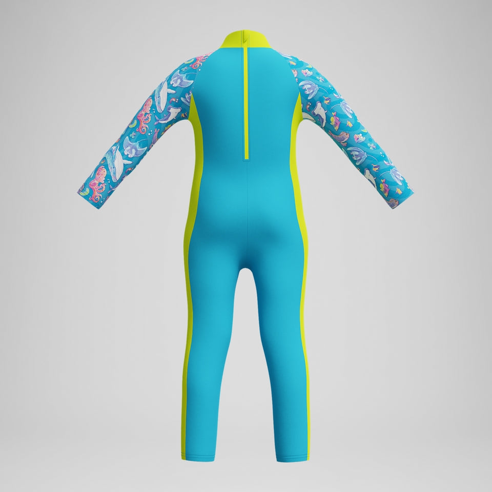 Speedo Boys' Learn to Swim Printed Blue/Yellow
