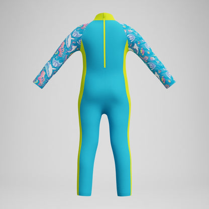 Speedo Boys' Learn to Swim Printed Blue/Yellow