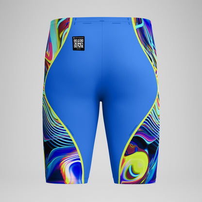 Speedo Fastskin LZR Pure Intent 2.0 High Waist Jammer Blue/Yellow/Red