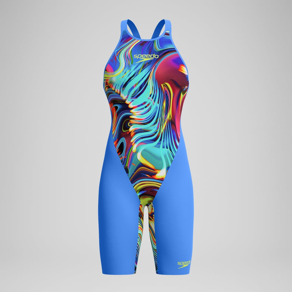 Speedo Fastskin LZR Pure Valor 2.0 Closedback Kneeskin Blue/Pink