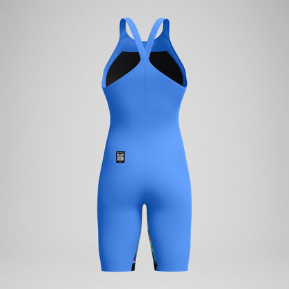Speedo Fastskin LZR Pure Valor 2.0 Closedback Kneeskin Blue/Pink
