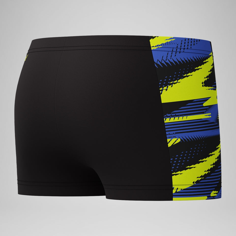 Speedo Boys' HyperBoom Panel Aquashort Black/Yellow