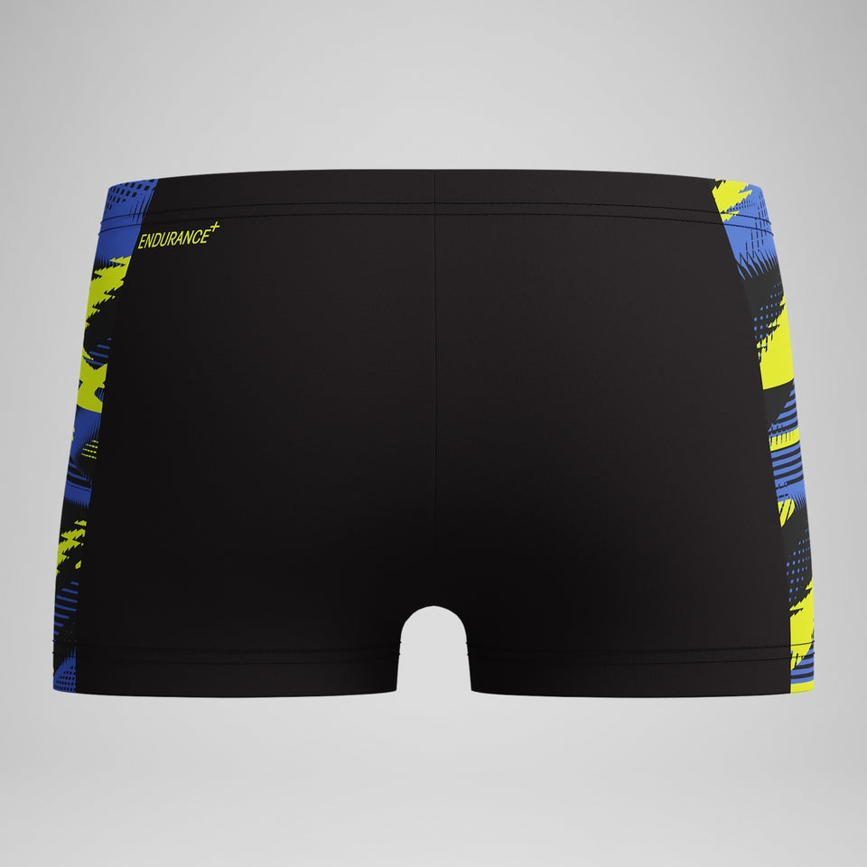 Speedo Boys' HyperBoom Panel Aquashort Black/Yellow