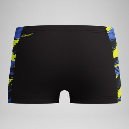 Speedo Boys' HyperBoom Panel Aquashort Black/Yellow