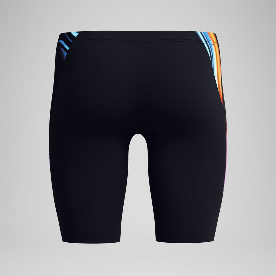Speedo Club Training Printed V-Cut Jammer Navy/Red