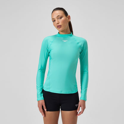 Speedo Long Sleeve Rash Top Turquoise