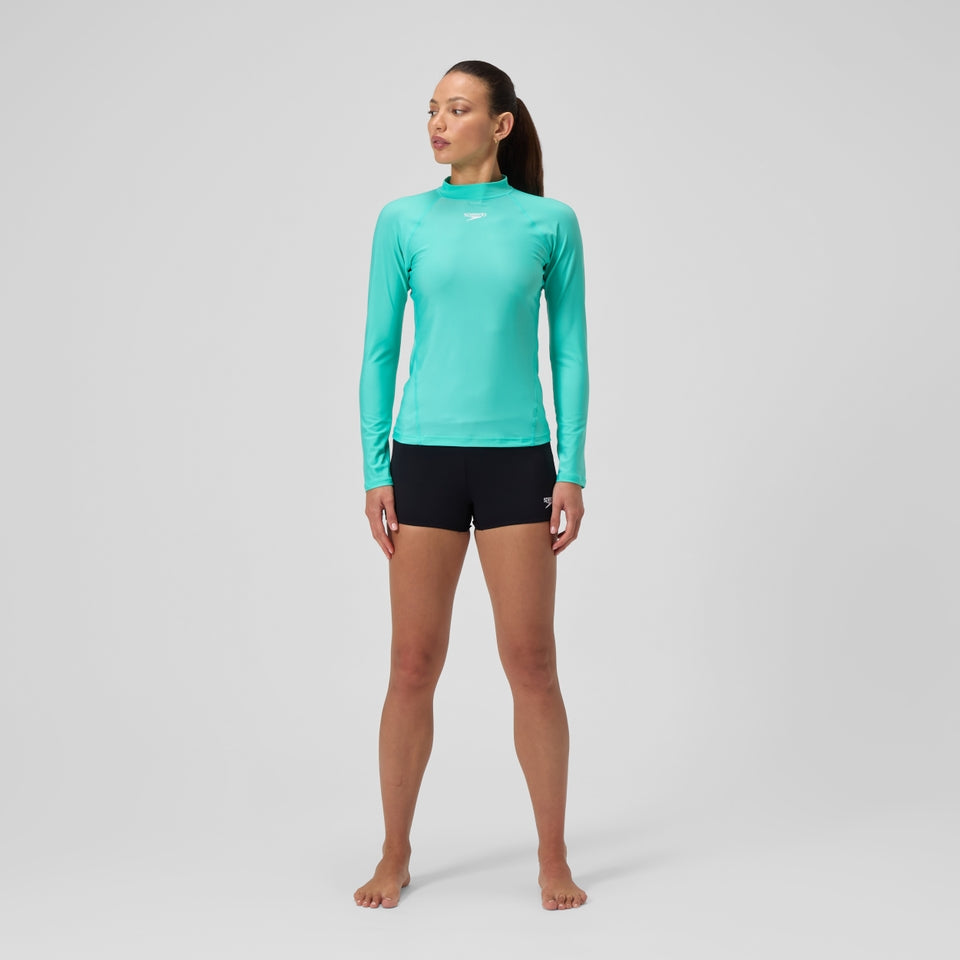 Speedo Long Sleeve Rash Top Turquoise