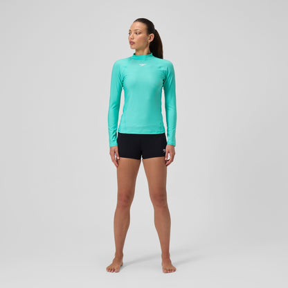 Speedo Long Sleeve Rash Top Turquoise