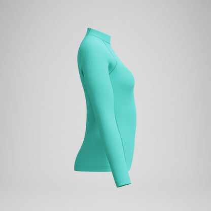 Speedo Long Sleeve Rash Top Turquoise
