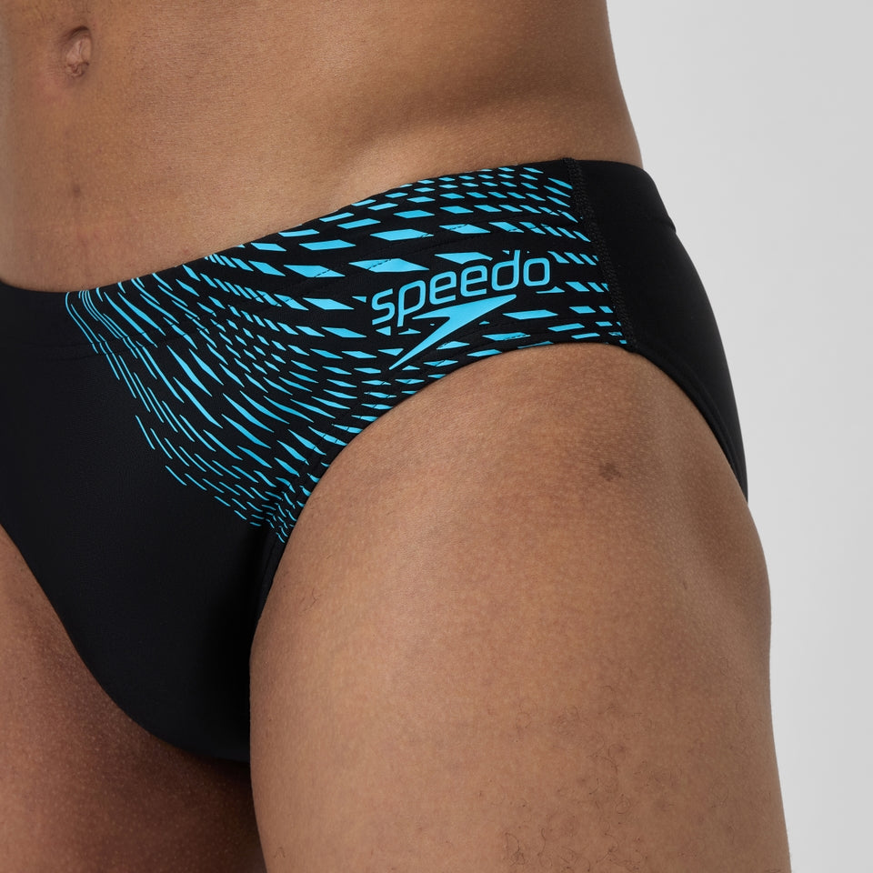 Speedo Medley Logo 7cm Brief Black/Blue