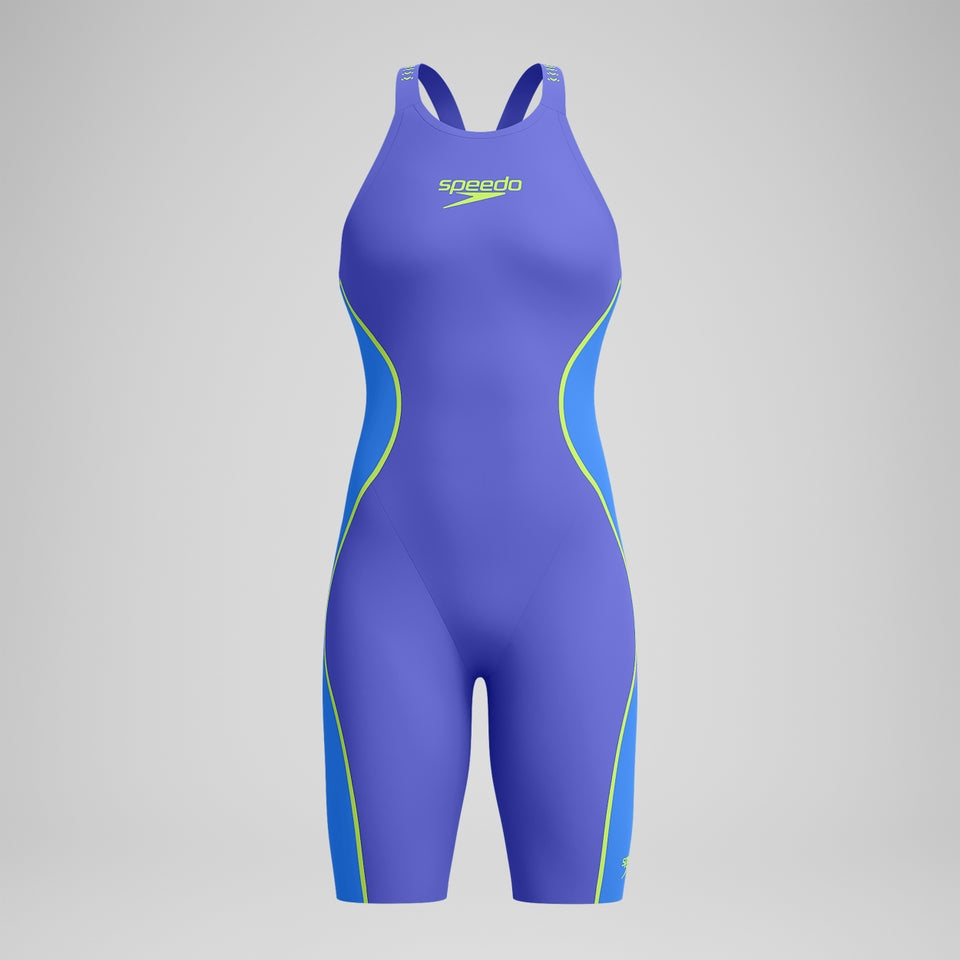 Speedo Fastskin LZR Pure Intent 2.0 Openback Kneeskin Blue/Yellow