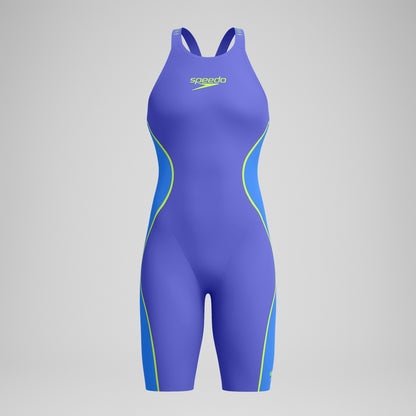 Speedo Fastskin LZR Pure Intent 2.0 Openback Kneeskin Blue/Yellow