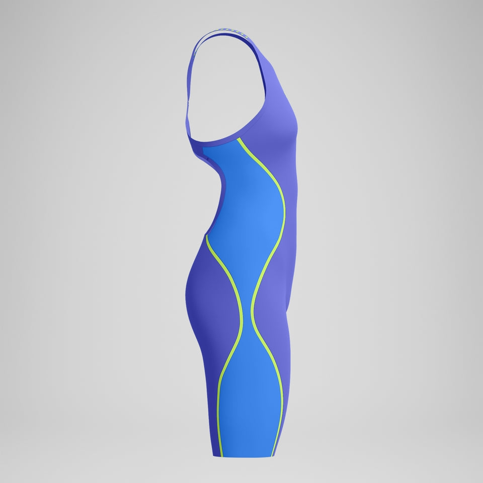 Speedo Fastskin LZR Pure Intent 2.0 Openback Kneeskin Blue/Yellow
