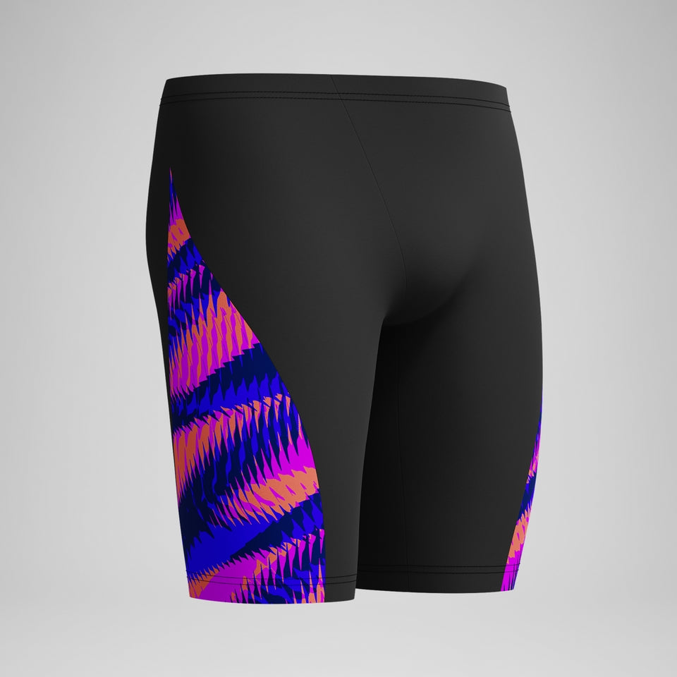 Speedo Club Training Printed V-Cut Jammer Black/Pink