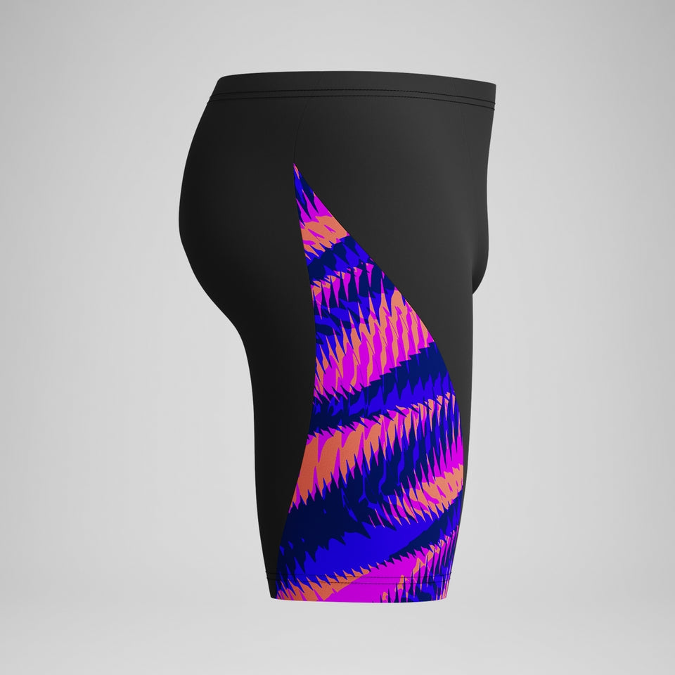 Speedo Club Training Printed V-Cut Jammer Black/Pink