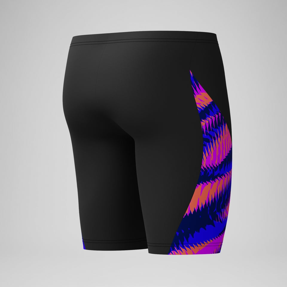 Speedo Club Training Printed V-Cut Jammer Black/Pink