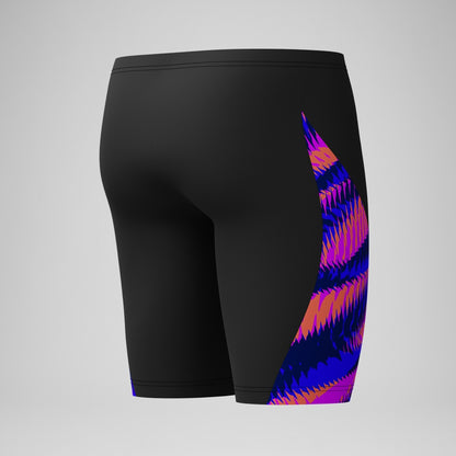 Speedo Club Training Printed V-Cut Jammer Black/Pink