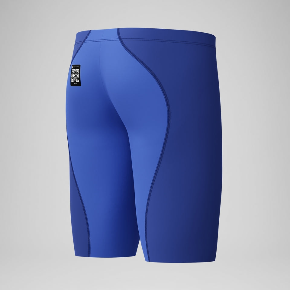 Speedo Boys' Fastskin LZR Ignite Jammer Blue/Yellow