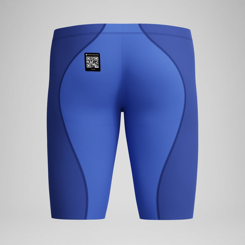 Speedo Boys' Fastskin LZR Ignite Jammer Blue/Yellow
