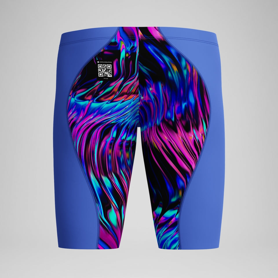 Speedo Boys' Fastskin LZR Ignite Jammer Blue/Pink