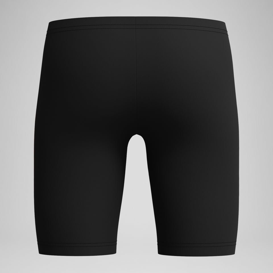 Speedo Boys' Medley Logo Jammer Black/Red