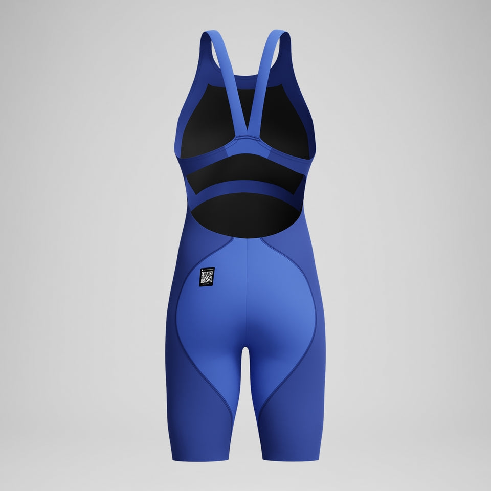 Speedo Girls' Fastskin LZR Ignite Kneeskin Blue/Yellow