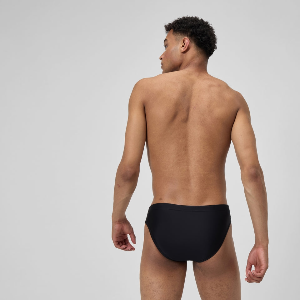 Speedo Medley Logo 7cm Brief Black/Coral