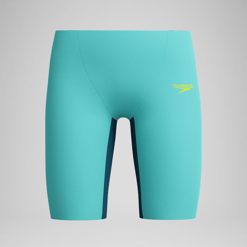Speedo Boys' Fastskin Endurance+ Max High Waist Jammer Turquoise
