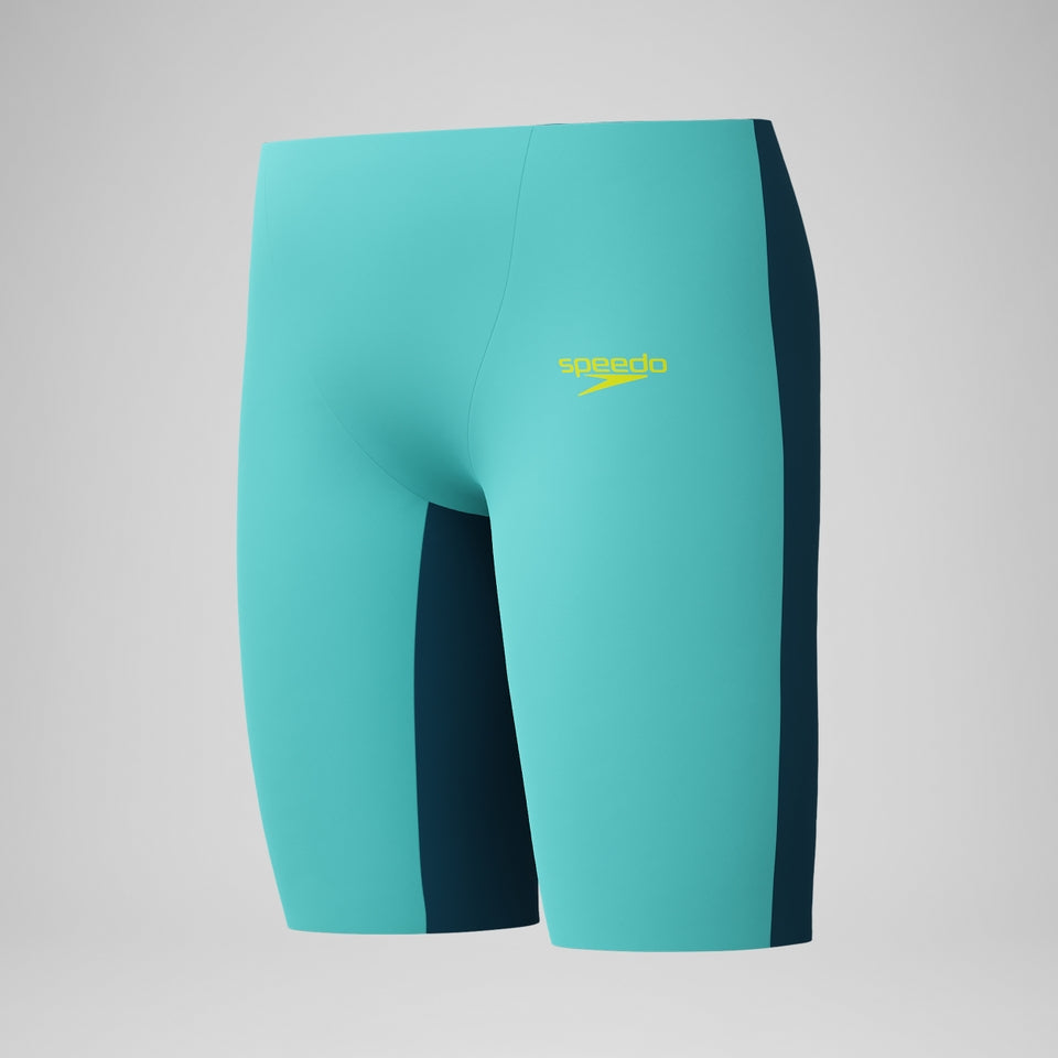 Speedo Boys' Fastskin Endurance+ Max High Waist Jammer Turquoise