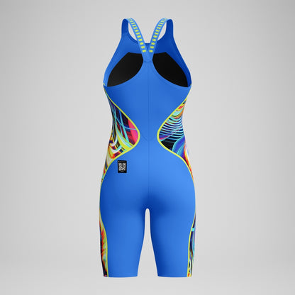 Speedo Fastskin LZR Pure Intent 2.0 Closedback Kneeskin Blue/Yellow/Red