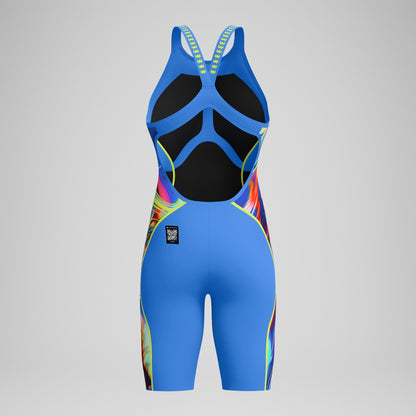 Speedo Fastskin LZR Pure Intent 2.0 Openback Kneeskin Blue/Yellow/Red