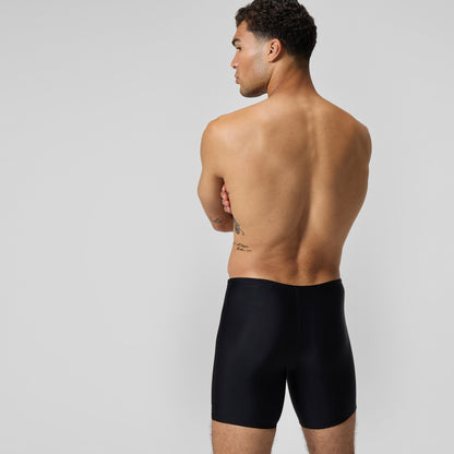 Speedo Duo Logo Print Mid Jammer Black/Blue