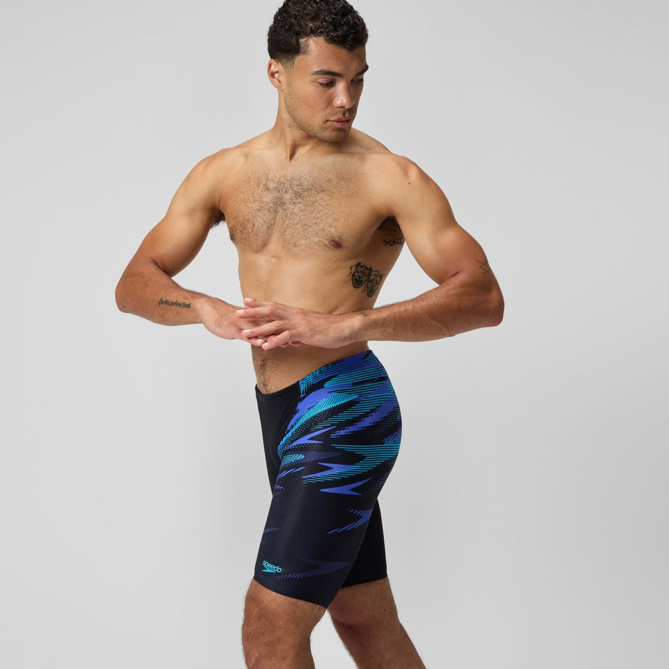 Speedo HyperBoom V-Cut Jammer Black/Blue