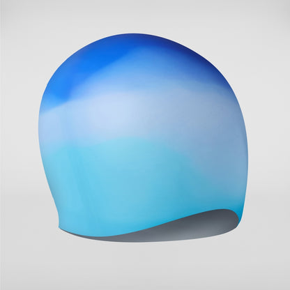 Speedo Adult Multi Colour Silicone Swim Cap Blue