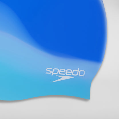 Speedo Adult Multi Colour Silicone Swim Cap Blue