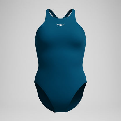 Speedo Endurance+ Longer V Back Swimsuit Dark Teal